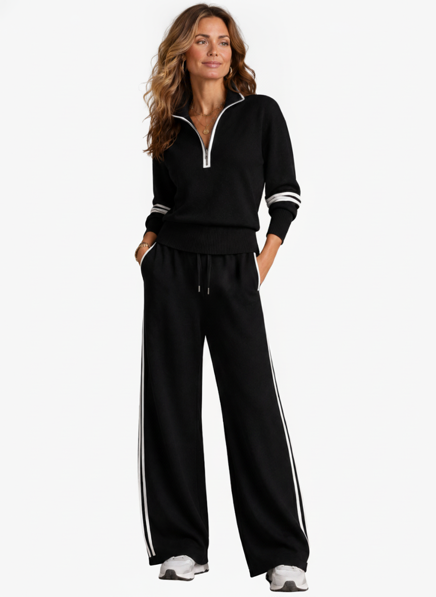 Ensemble Kate noir sur fond blanc