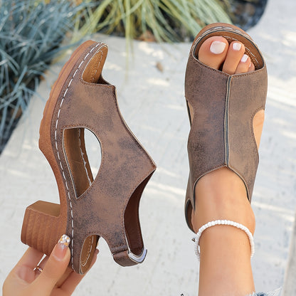 Sandale Sevilla Lewis à talon confort