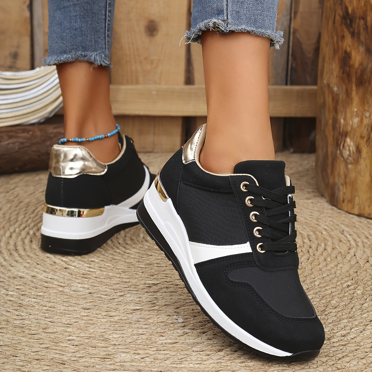 Chaussure Ellington à semelle talon compensé confort