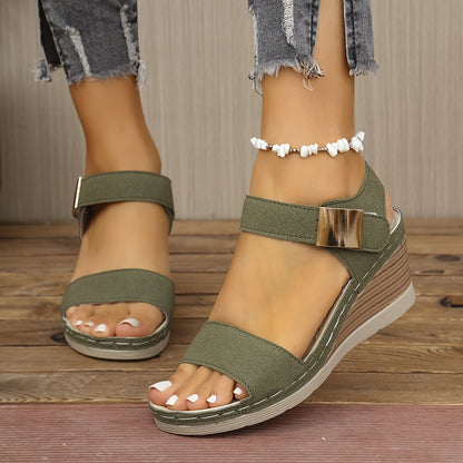 Sandale Elya haute à talon confort de 6 cm