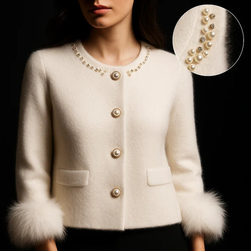Cardigan Eleanor | L'Élégance Festivale et la Douceur Ultime