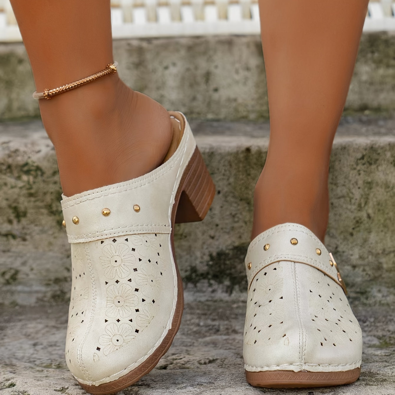 Sandale Capri à talon Confort