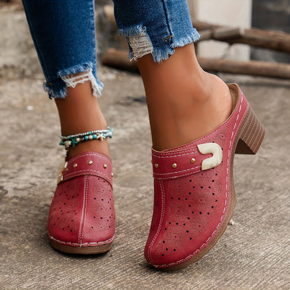 Sandale Capri à talon Confort