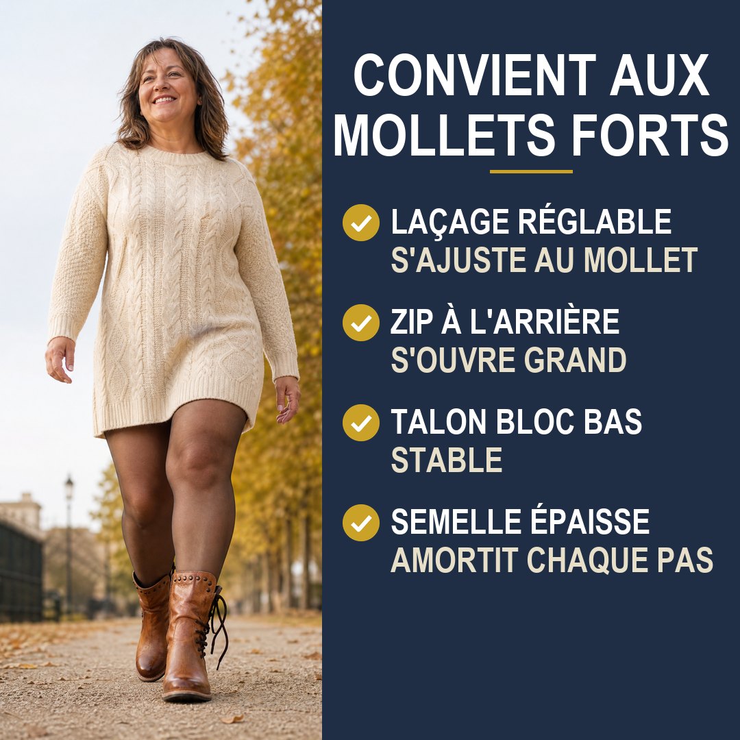 Bottes Aruna : conviennent aux mollets forts