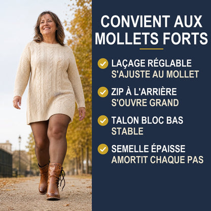 Bottes Aruna : conviennent aux mollets forts